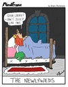 Cartoon: MINDFRAME (small) by Brian Ponshock tagged princess,pea,newlyweds,fairytales
