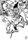 Cartoon: monster in box (small) by kahramankilic tagged kahramankilic