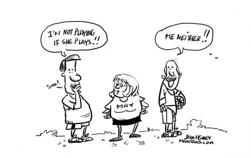 Cartoon: Sook (medium) by John Meaney tagged election,canadian