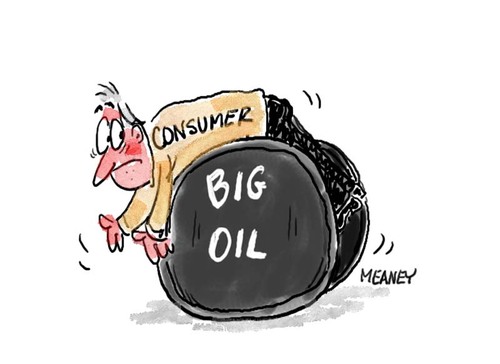 Cartoon: You Bet We Are (medium) by John Meaney tagged oil,prices,gas,petrol,car