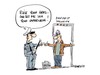 Cartoon: Security (small) by John Meaney tagged security,airport,wand