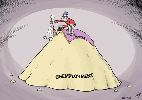 Cartoon: Davos outcome (medium) by rodrigo tagged davos,summit,g20,economy,crisis,unemployment,recovery,rich,recession