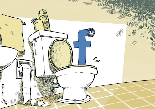 Cartoon: Facebrother (medium) by rodrigo tagged facebook,privacy,espionage,spy,customers,publicity,companies,internet,economy