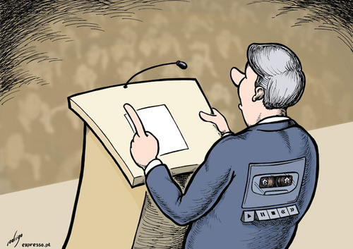 Cartoon: Political campaign (medium) by rodrigo tagged lies,demagoguery,demagogy,campaign,political