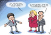 Cartoon: Barroso Obama (small) by rodrigo tagged jose manuel barroso barack obama ec european comission eu union europe portugal germany france angela merkel nicolas sarkozy
