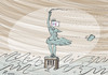 Cartoon: Democratic Hurricane (small) by rodrigo tagged us,usa,obama,romney,elections,president,campaign,hurricane,sandy