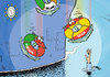 Cartoon: Drowning Greece (small) by rodrigo tagged greece,financial,crisis,economy,europe,eu,european,union,greek,german,germany,bailout,euro,inflation,recession,portugal,spain,ireland