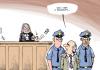 Cartoon: Madoff sentence (small) by rodrigo tagged madoff sentence trial 150 years jail fraud scheme crime financial