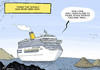 Cartoon: Not very clever captain (small) by rodrigo tagged italy,costa,concordia,cruise,ship,accident,shipwreck,captain,francesco,schettino