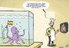Cartoon: Paul the yummy Octopus (small) by rodrigo tagged paul,octopus,world,cup,south,africa,2010,fifa,football,soccer,tv,television,media,sport