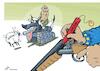 Cartoon: Putinishment (small) by rodrigo tagged ukraine,russia,invasion,attack,military,moscow,troops,economy,sanctions,international,politics,diplomacy,war,fear,terror,kiev,putin,europe,eu,european,union