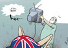 Cartoon: UK media baby (small) by rodrigo tagged uk,baby,prince,william,kate,middleton,media,news,coverage,royal,family