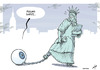 Cartoon: United Spies of America (small) by rodrigo tagged nsa usa us america united states liberty privacy security spy program terror