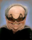 Cartoon: jack nicholson (small) by alvarocabral tagged caricature,caricatura