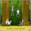 Cartoon: Zurück zur Natur (small) by Yavou tagged zurück,zur,natur,dschungel,regenwald,cartoon,yavou,wildnis,freiheit