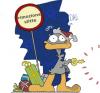 Cartoon: rimozione slitte (small) by dan8 tagged christmas,natale,duck,slitta,sfiga