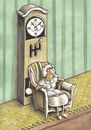 Cartoon: Slowness (small) by George Licurici tagged time,clock,ageing,old