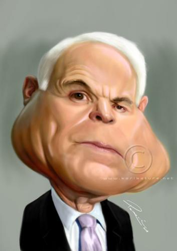 Cartoon: McCain (medium) by sinisap tagged caricature