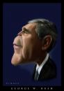 Cartoon: George W. Bush (small) by sinisap tagged caricature