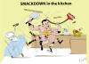 Cartoon: Smackdown in the kitchen (small) by besereno tagged wrestlers,randy,orton,triple