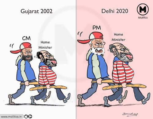 Cartoon: funny_political_cartoon_2020 (medium) by molitics tagged funnypoliticalcartoon2020,indianpoliticalcartoons,politicalcartoons,politicalcaricature,toppoliticalcartoons,caaprotest,nrcprotest,cabprotest,amitshah,narendramodi