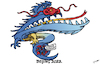 Cartoon: New Beijing 2022 Logo (small) by cartoonistzach tagged china,human,rights,uyghur,olympics,logo