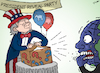 Cartoon: President Reveal Party (small) by cartoonistzach tagged usa,election,trump,biden,republican,democratic,politics,elections