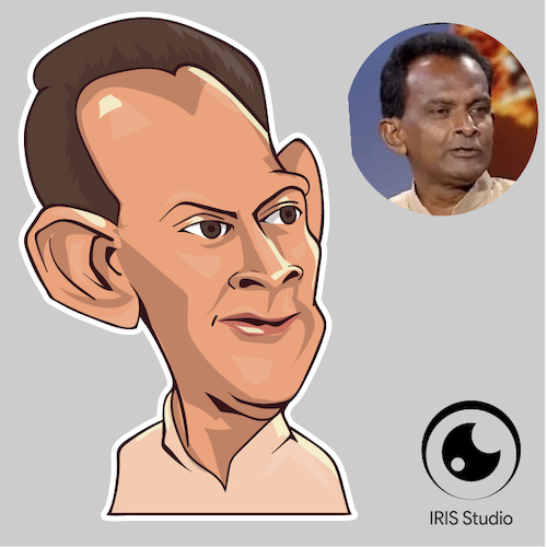 Cartoon: CARICATURE OF DHAMIIKA BANDARA (medium) by Gamika tagged caricature,of,dhamiika,bandara