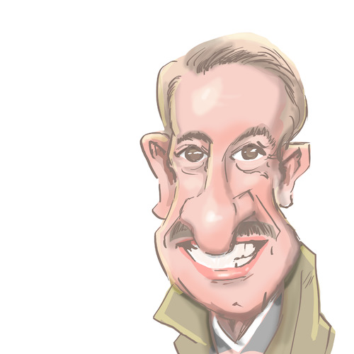Cartoon: caricature of john challis (medium) by Gamika tagged caricature,of,john,challis