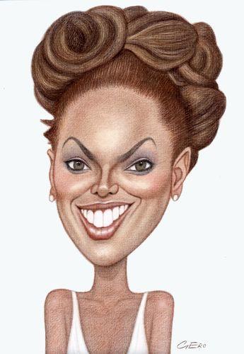 Cartoon: Beyonce (medium) by Gero tagged caricature