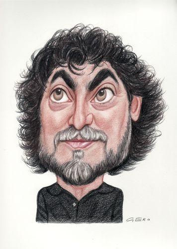Cartoon: Jose Cura (medium) by Gero tagged caricature