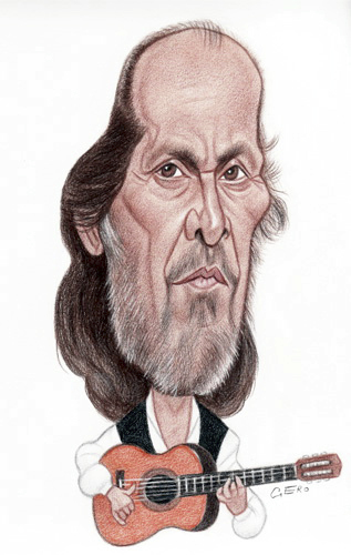 Cartoon: Paco De Lucia (medium) by Gero tagged caricature
