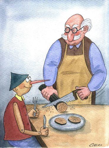 Cartoon: Pinocchio (medium) by Gero tagged cartoon