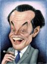 Cartoon: Jack Nicholson (small) by Gero tagged caricature