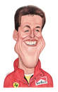 Cartoon: Michael Schumacher (small) by Gero tagged caricature