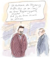 Cartoon: Kritischer Journalist (small) by Bernd Zeller tagged journalismus
