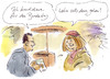 Cartoon: Rege Reisetätigkeit (small) by Bernd Zeller tagged bundestag,reisetätigkeit,kandidatur
