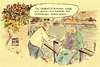 Cartoon: Trauma (small) by Bernd Zeller tagged geburtstrauma,hebammen
