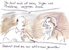 Cartoon: Vorhaltung (small) by Bernd Zeller tagged sorgen,vergessen,beziehung,liebe,paar,vorwürfe