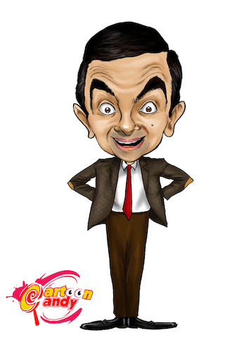 Cartoon: Mr Bean (medium) by Marycaricature tagged mr,bean,cartoon,rowan,atkinson