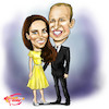 Cartoon: Kate and William (small) by Marycaricature tagged duke,and,duchess,of,cambridge,kate,william