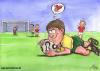 Cartoon: Fussball -  Ballverliebt - 2006 (small) by Portraits-Karikaturen tagged fußball,fußballkarikatur,fußballspieler,fussballkarikatur,fussball,karikatur,ballverliebt,herz,ball