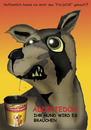 Cartoon: Dog Food Comercial (small) by Vohwinkel Illustrations tagged dog,food,comercial,addicted