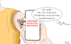 Cartoon: Impfausweis (small) by Fish tagged impfausweis,fälschung,corona,pandemie,tätowierung,tatoo,qr,code,handy,app,escort,service,bocholt