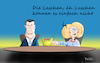 Cartoon: Merkel und Söder (small) by Fish tagged merkel,angela,markus,söder,bayern,kanzler,csu,cdu,chiemsee,kanzlerfrage,union,fish