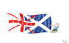 Cartoon: Scexit (small) by Fish tagged schottland,england,brexit,scexit,freiheit,wahlen,regionalwahlen,gängelung,westminster,unterdrückung,eurpa,flagge,fahne,großbritannien,boris,johnson,nicola,sturgeon