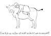 Cartoon: Cow Büroangestellter (small) by Stefan von Emmerich tagged cowboy