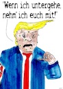 Cartoon: Der Untergang (small) by Stefan von Emmerich tagged trump,dump,donald,stupid,animal,karikatur,cartoon