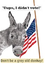 Cartoon: Donkey (small) by Stefan von Emmerich tagged trump,dump,donald,stupid,animal,karikatur,cartoon