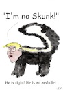 Cartoon: Skunk (small) by Stefan von Emmerich tagged trump,dump,donald,stupid,animal,karikatur,cartoon